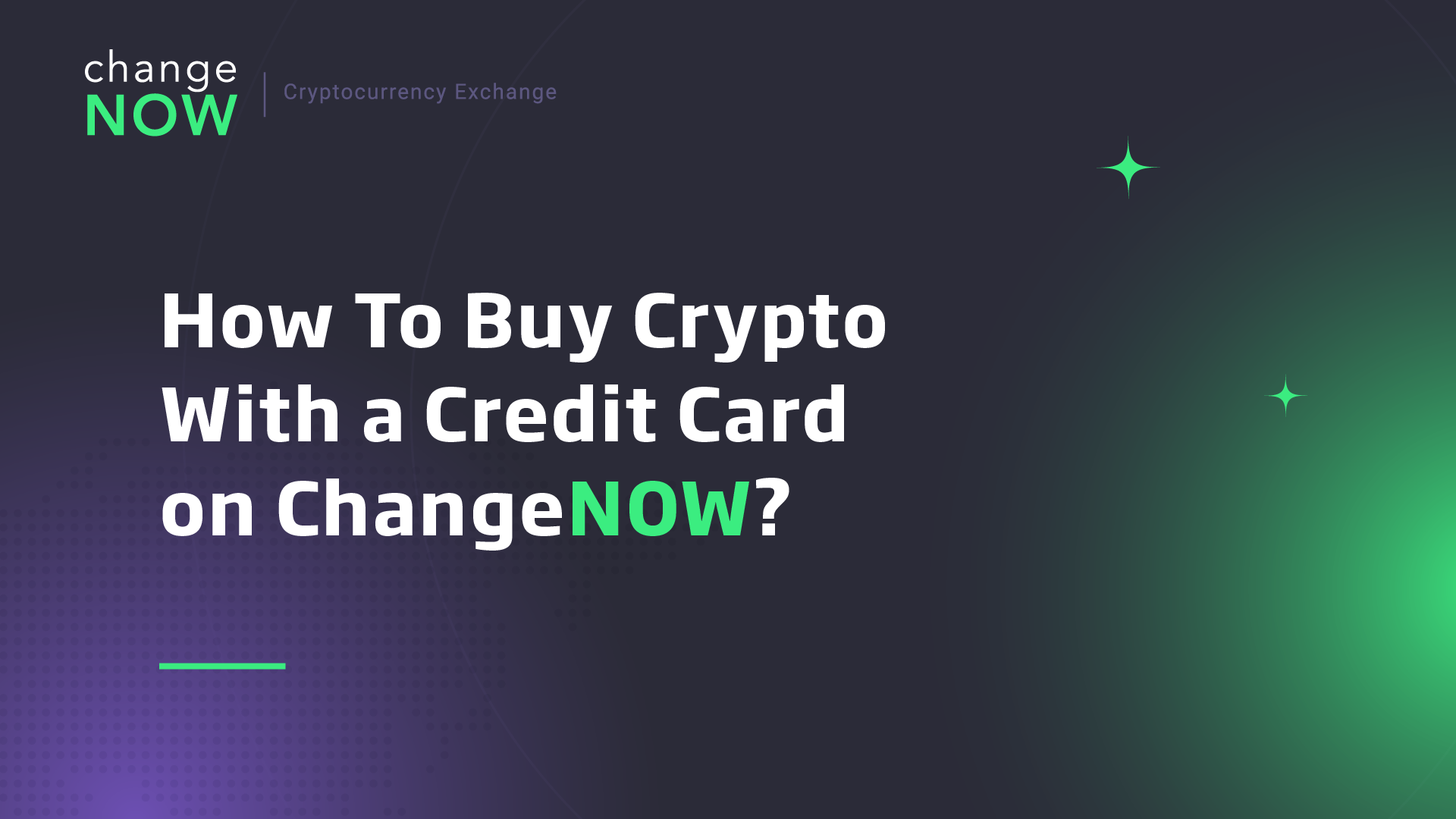 How To Buy Crypto With a Credit Card on ChangeNOW